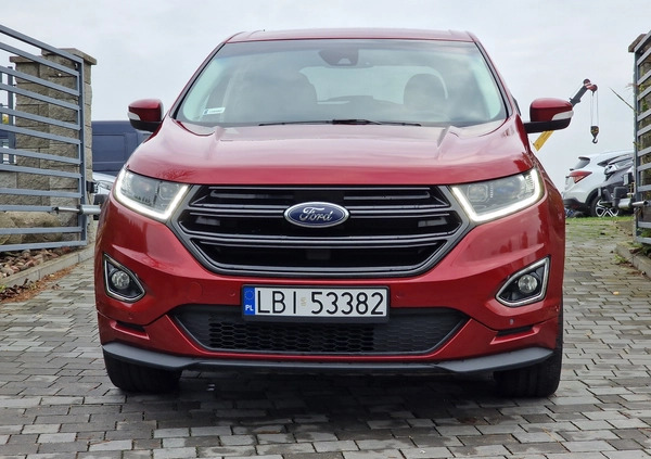 Ford EDGE cena 74500 przebieg: 263250, rok produkcji 2016 z Ustroń małe 211